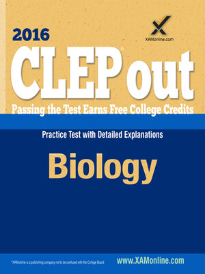 cover image of CLEP Biology